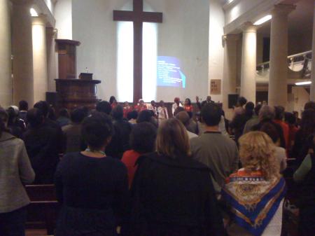 La chorale de l'Eglise Internationale du St Esprit